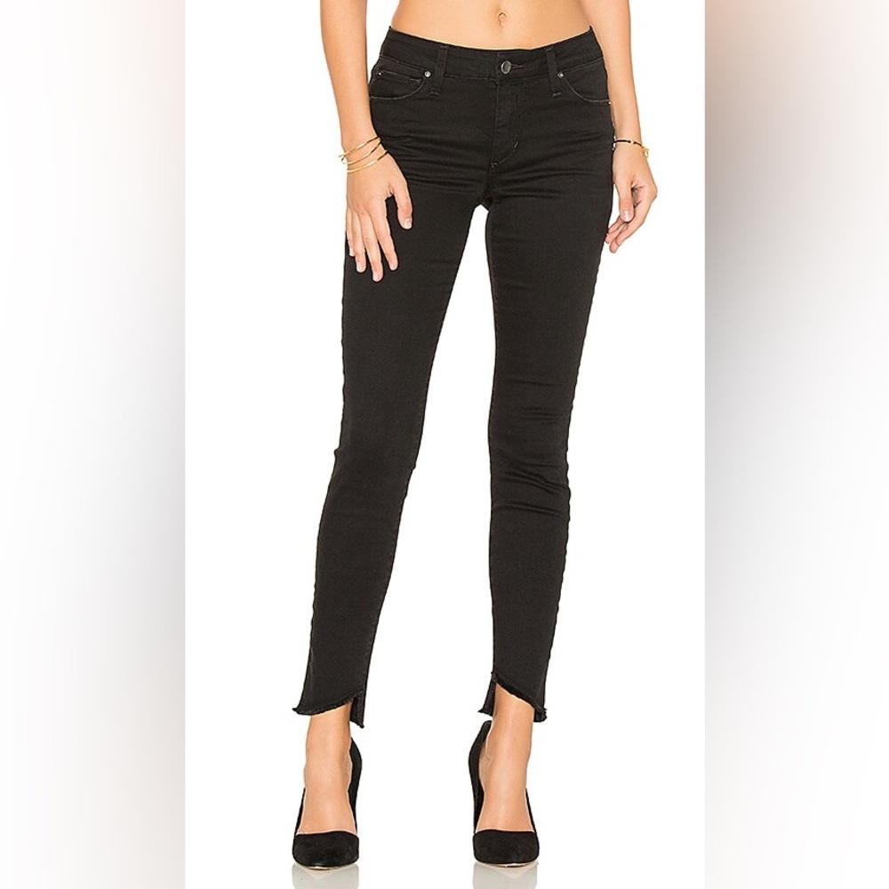 Joe’s Jeans Black Skinny “The Blondie” Raw Hem | Size 30